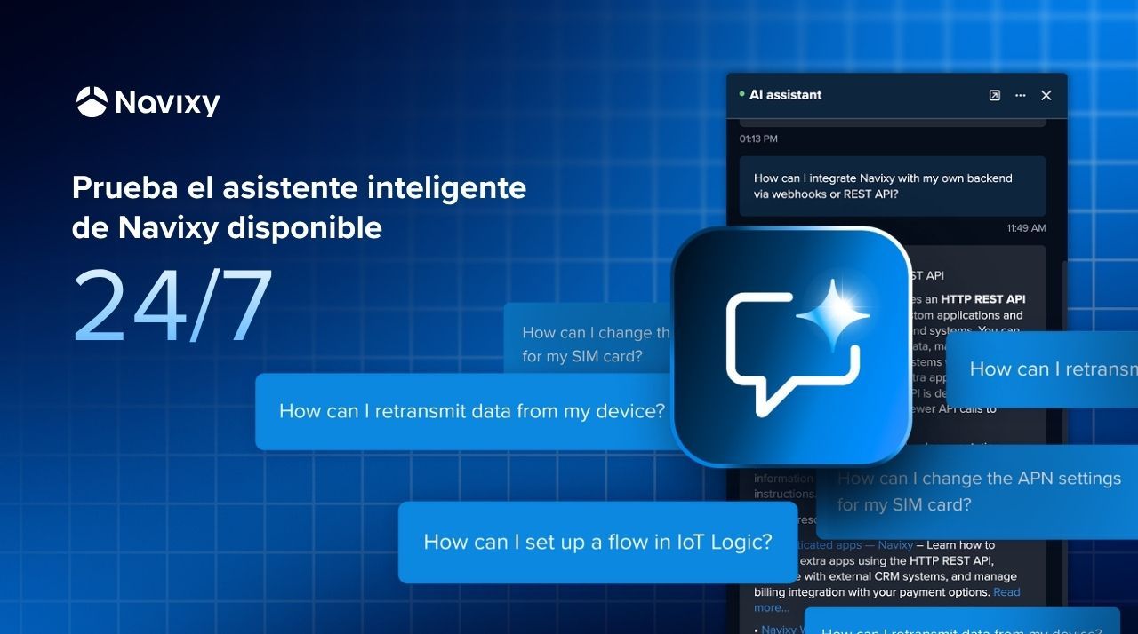 asistente intelligente de Navixy