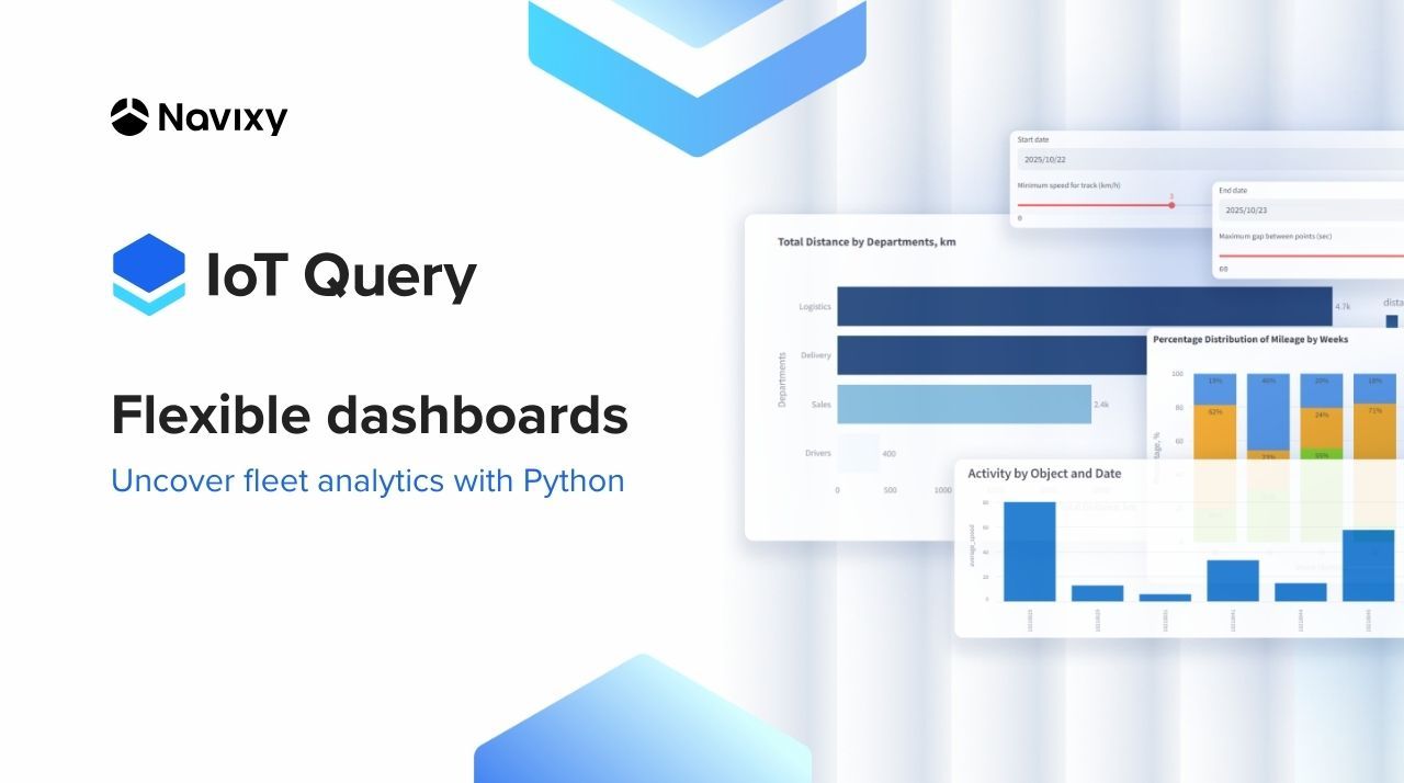 Novixy IoT Query promotes flexible dashboards for fleet analytics using Python.