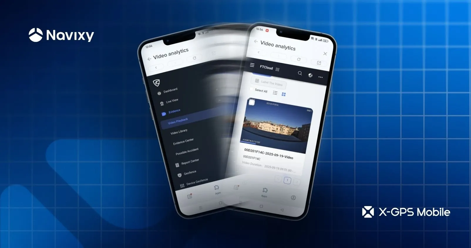 X-GPS Mobile video telematics application