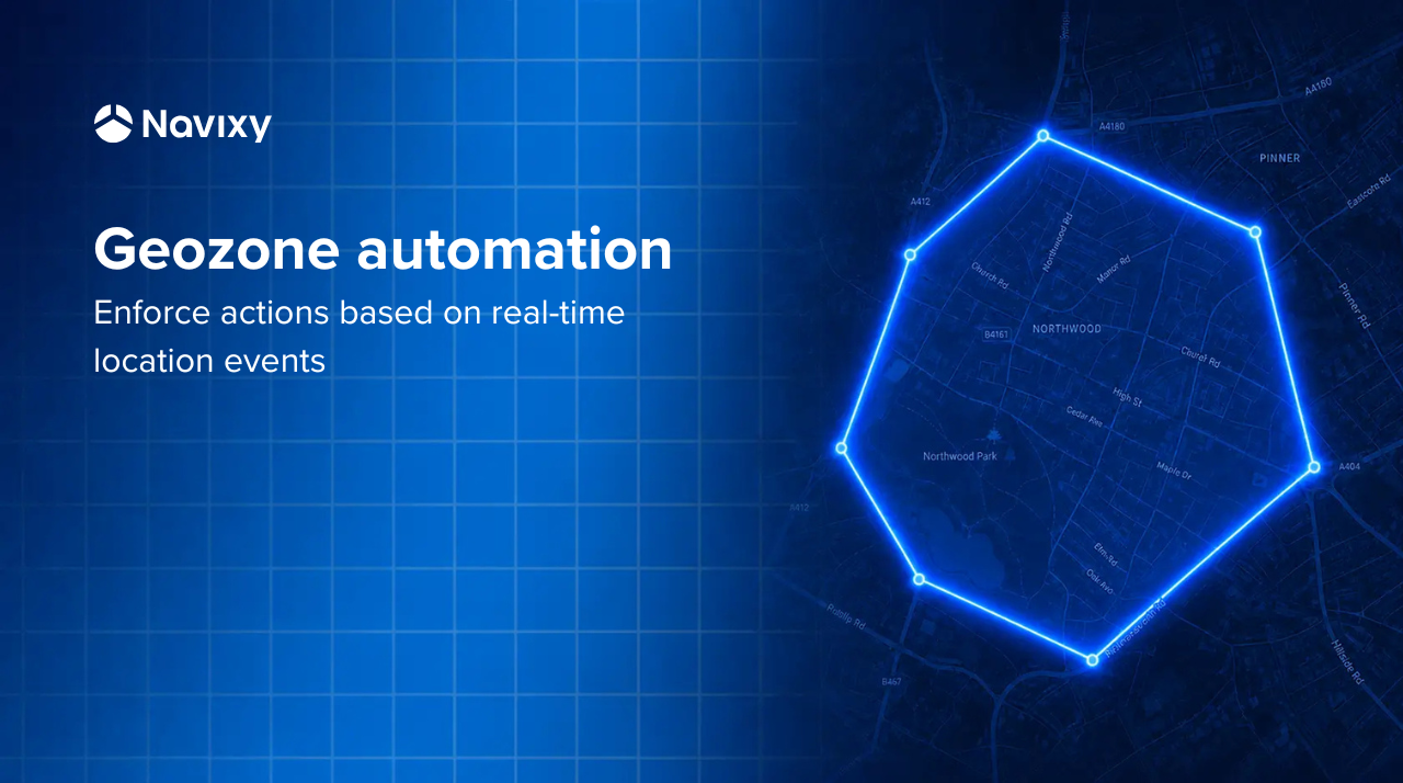 Geofencing automation in IoT Logic