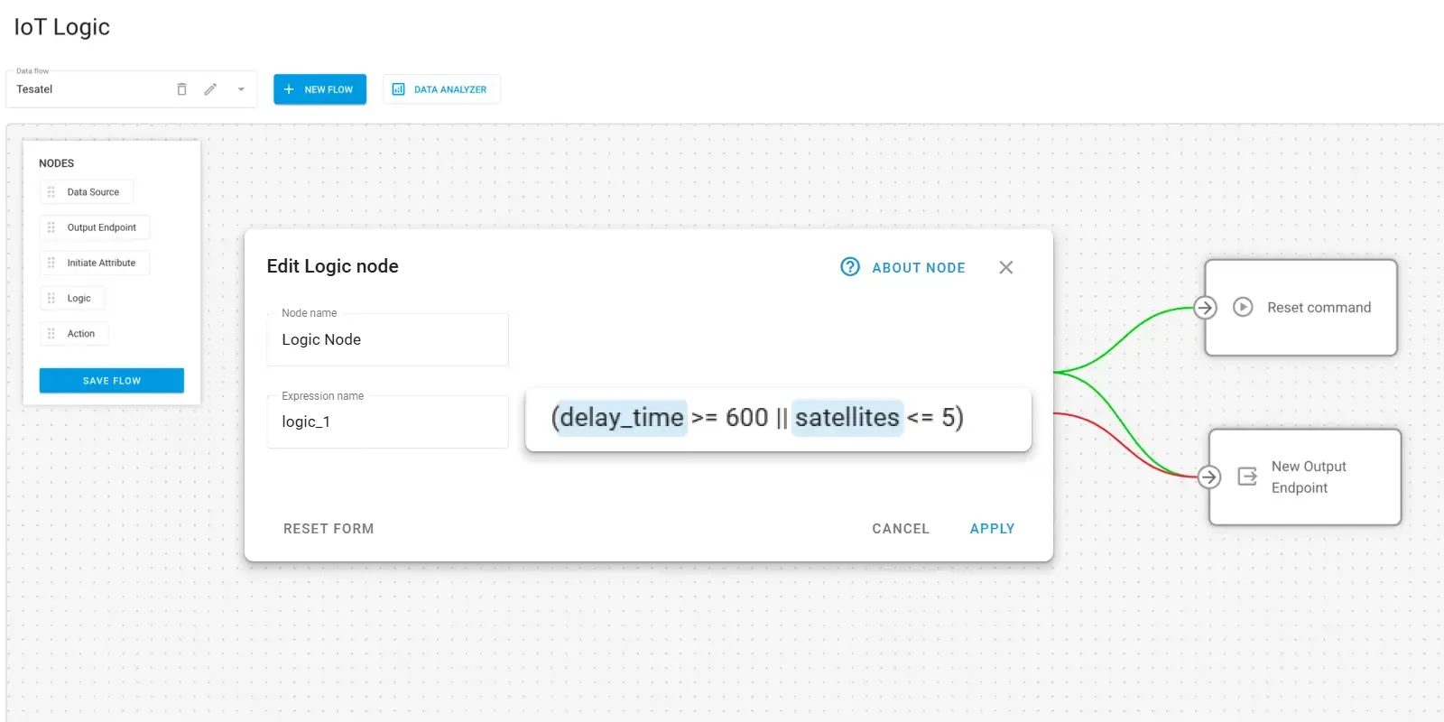 Condition-based logic created