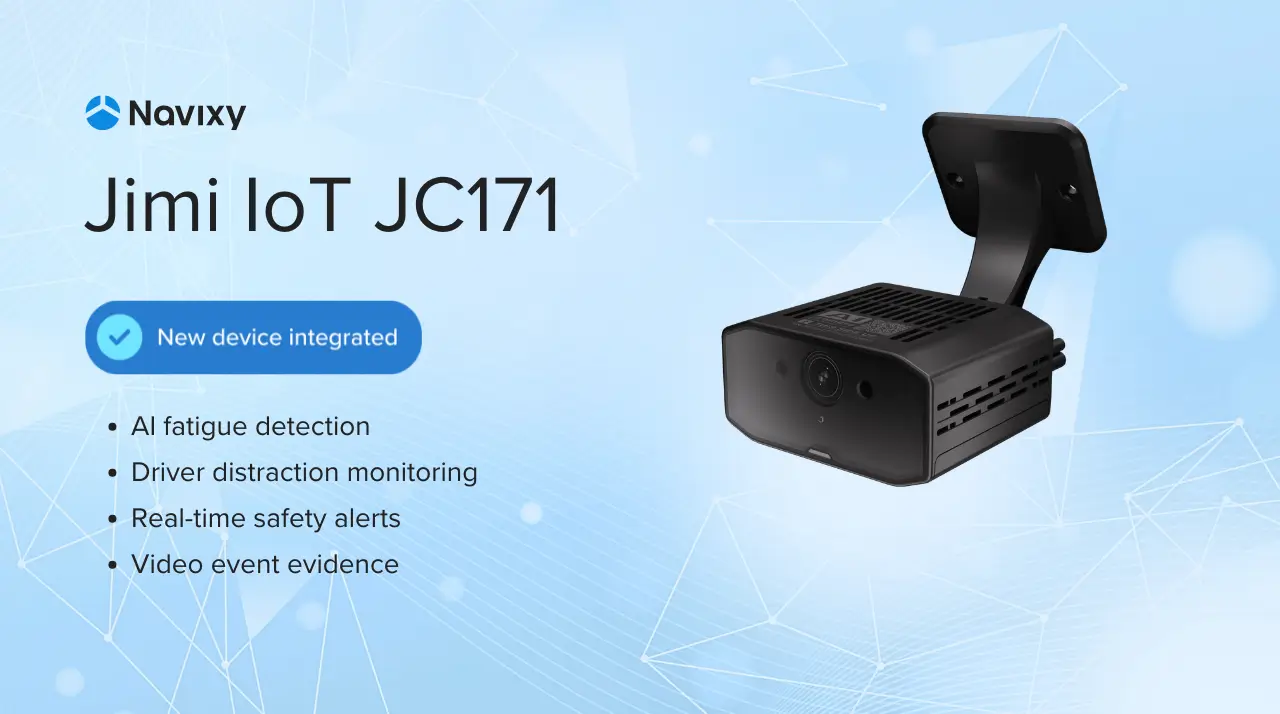 Integración de JC171 y Navixy para operaciones de flotas de alto riesgo