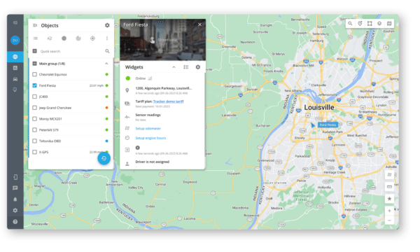 Navixy platform demo